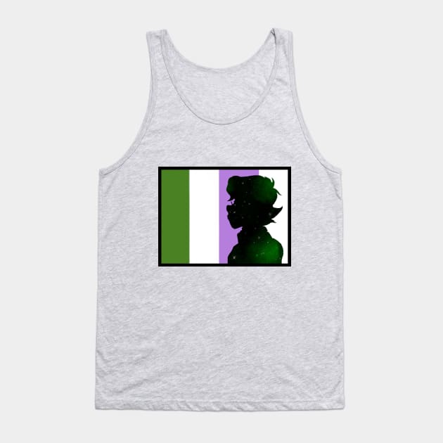 Galaxy Pidge Genderqueer Pride Tank Top by QZineArt